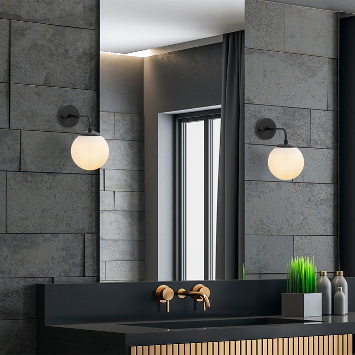 Opviq Lámpara de pared Viran - 10905 Negro y Crema Opviq Lámpara de pared Viran - 10905 Negro y Crema